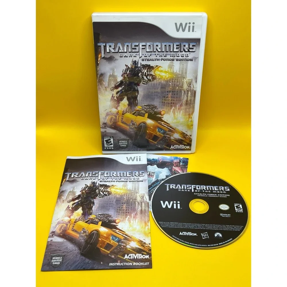 Transformers: Dark of the Moon - Stealth Force Edition (Nintendo Wii, 2011) CIB